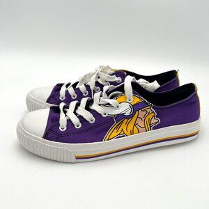 Forever Collectibles FOCO Minnesota Vikings Mens Size 8 Low Top Sneakers Chucks